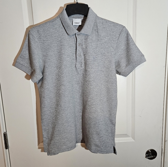 BURBERRY Logo Embroidered Polo Shirt Men's Size Medium